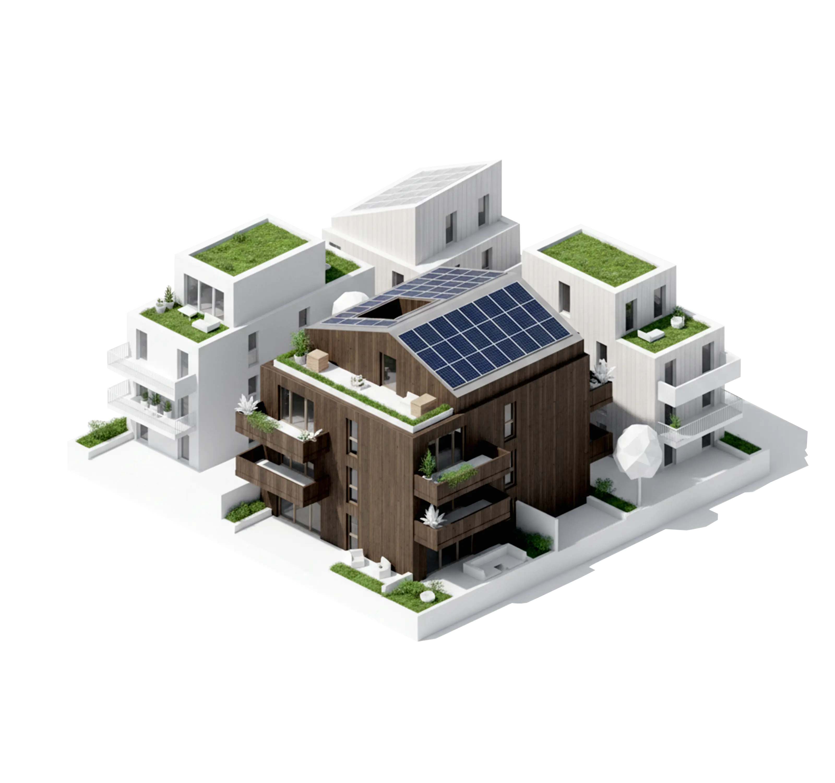 Building.earth Plattform Dashboard mit KfW-40 zertifizierten Neubauprojekten, ESG-Bewertung und Building Score Analyse für förderfähige Immobilieninvestments